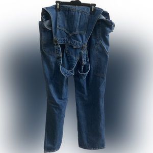 Old navy patch work overalls